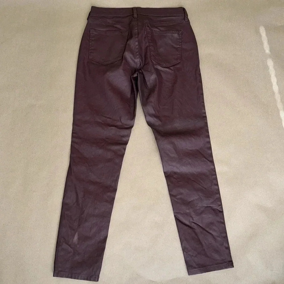 a.n.a. Oxblood Laminated Skinny Jeans - Picture 3 of 10